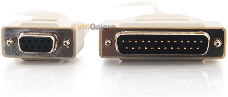 03021: Use As A Serial Printer Cable; DB25 (PC) To DB9 (AT) - Image 2