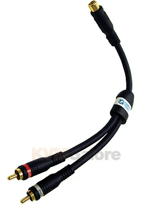 29122: Connect Mono Audio To Stereo Audio Equipment With Dual RCA Connectors - Image 2