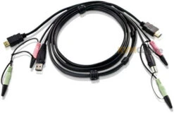 ATEN 6 Foot USB 2.0 + HDMI + 3.5mm Audio KVM Cable
