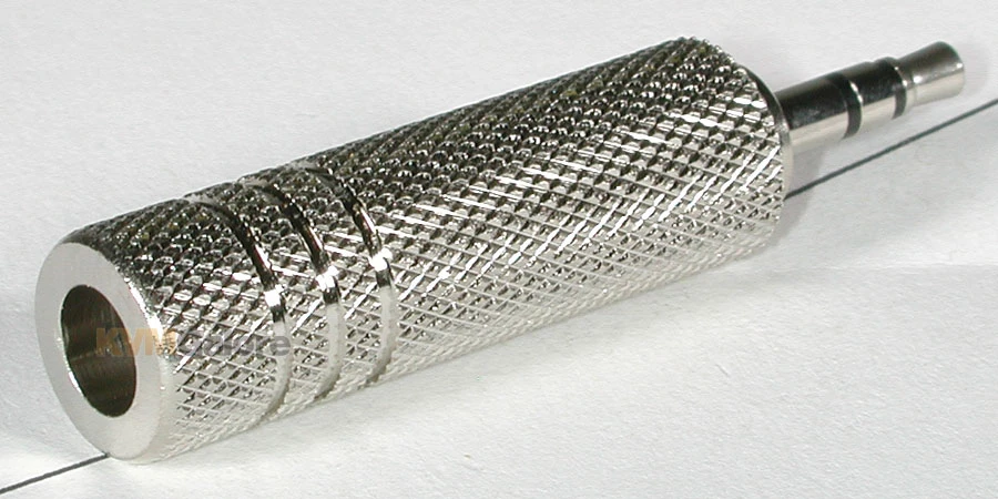 40636: Adapt A 6.3mm (1/4in) Stereo Plug To A 3.5mm Stereo Plug