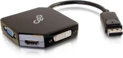 : Connect A Device With A DisplayPort Output To Any Display With An HDMI, DVI Or VGA Input