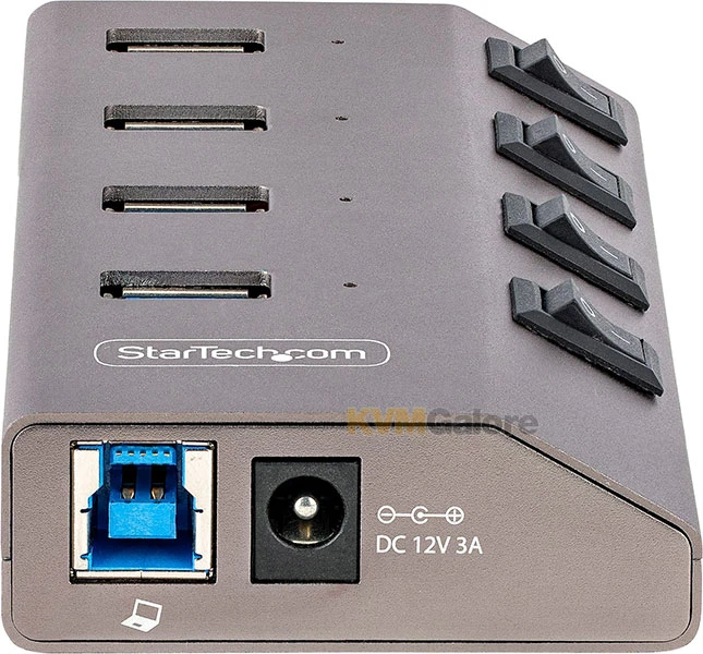 4-port, USB 3.2 Gen 1 (5Gbps) USB Hub With Fast-charging