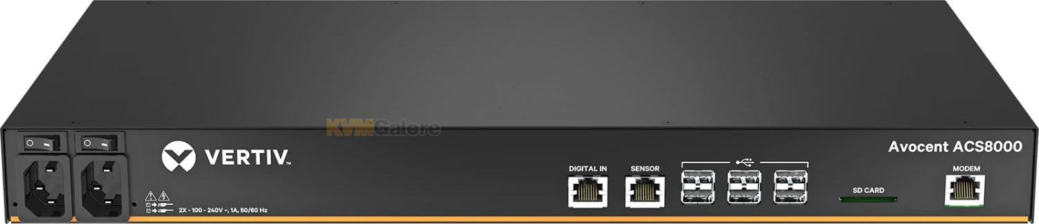 ACS8008MDAC: 8-port Serial Console Server/switch - Image 2