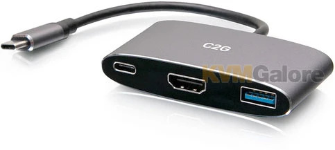 C2G54460: Connect A USB-C/Thunderbolt™ 3 Enabled Device For Video Mirroring And Data Transfer