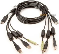 CBL0105: Connect A Computer With A DisplayPort Video Port To A KVM Switch