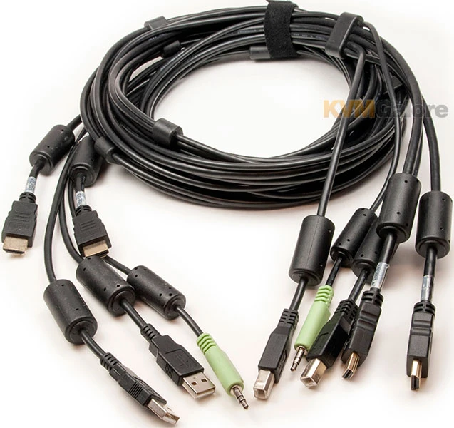 CBL0164: Connect A Computer With A DVI-D Video Port To An HDMI KVM Switch