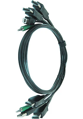 CC2DPMMKVM-06-TAA-S: Connect A Computer With Two DisplayPort Video Ports To A Dual-video KVM Switch - Image 2