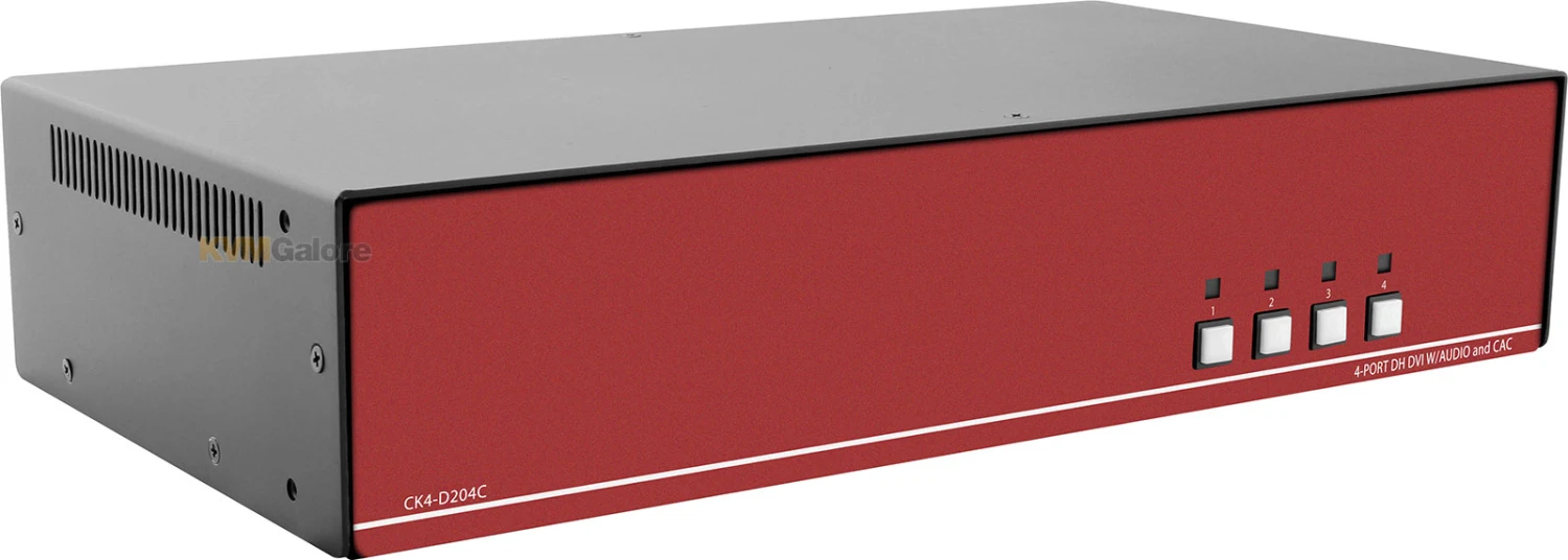 SecureĀ (PPs 4.0), 4-port, Dual-screan 4K DVI/VGA KVM Switch - Image 3