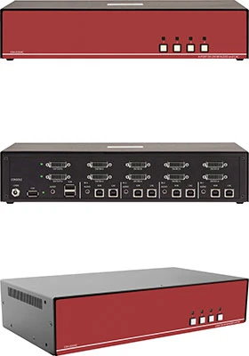 SecureĀ (PPs 4.0), 4-port, Dual-screan 4K DVI/VGA KVM Switch - Image 5