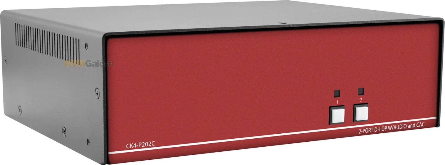 Secure (PPs 4.0) 2-port, Dual-head 4K DisplayPort KVM Switch - Image 4