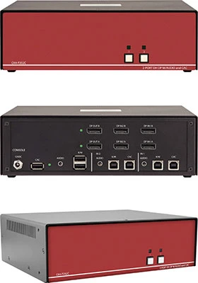 Secure (PPs 4.0) 2-port, Dual-head 4K DisplayPort KVM Switch - Image 5