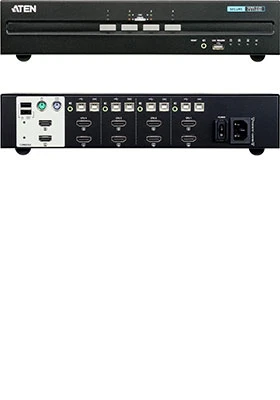 ATEN Secure, 4-port, 4K HDMI KVM Switch with CAC - Image 2