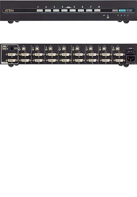 ATEN Secure, 8-port, 4K**, DVI-I Dual-display KVM Switch - Image 3