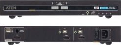 ATEN Secure, 2-port, 4K DisplayPort KVM Switch with CAC