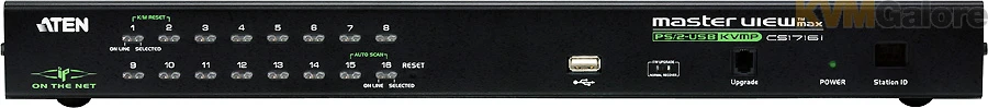 ATEN 16-port, 1-user Master View Max USB/PS2 IP KVM Switch - Image 2