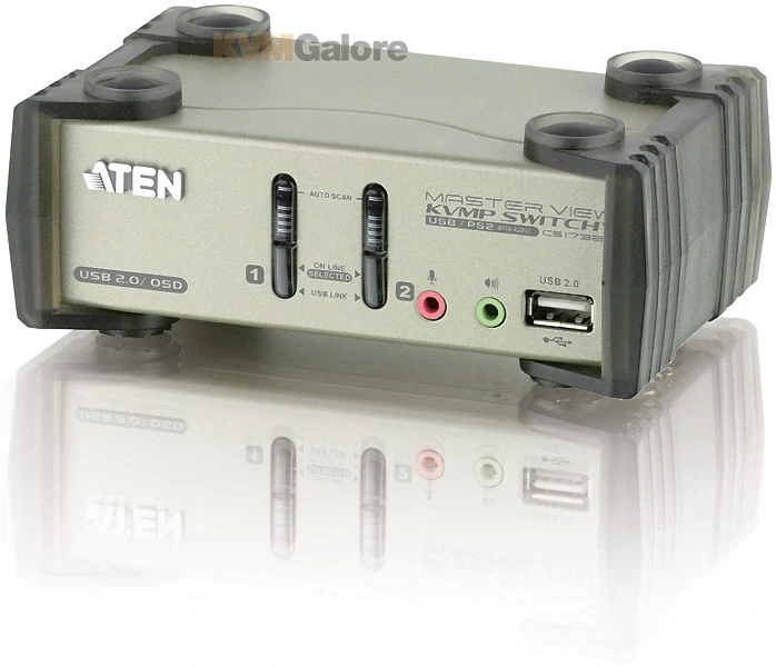 ATEN 2-port USB KVMP Switch With OSD, USB 2.0, Audio Support - Image 3