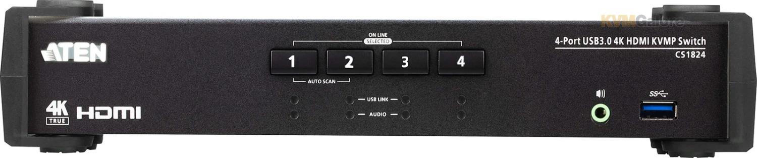 ATEN 4-port, True 4K HDMIÂ USB 3.0 KVMP Switch - Image 3