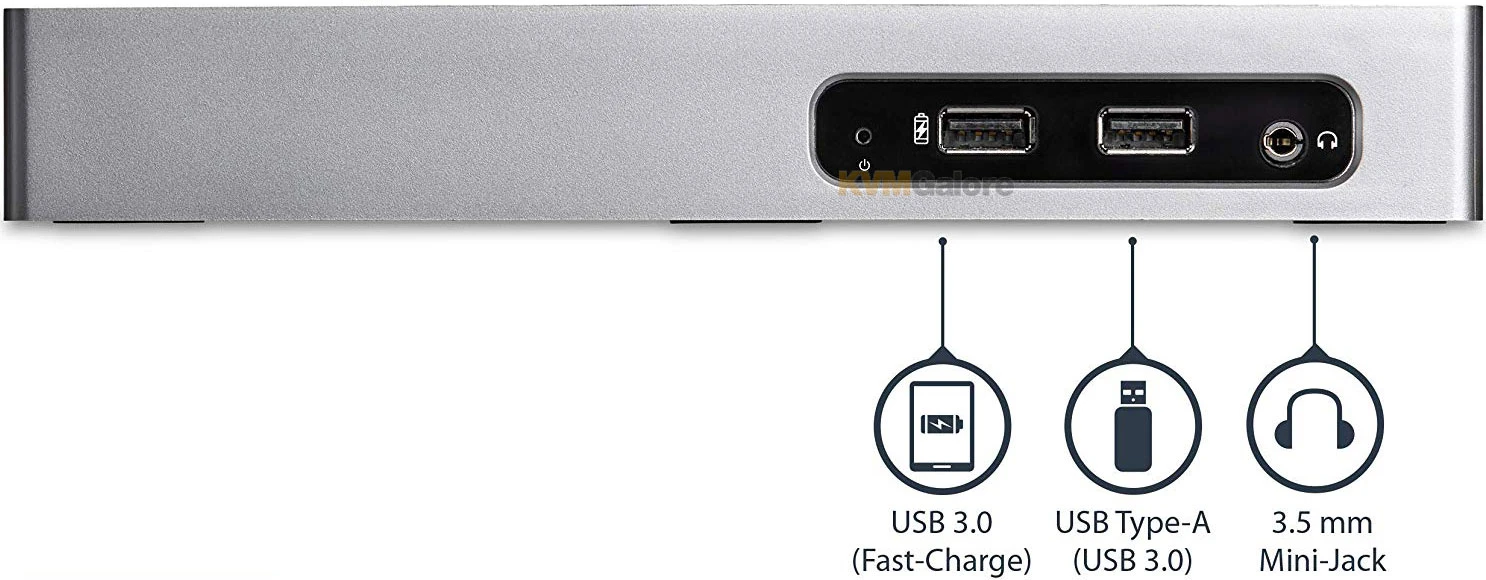 Dual-monitor (HDMI And DVI Or VGA) Docking Station