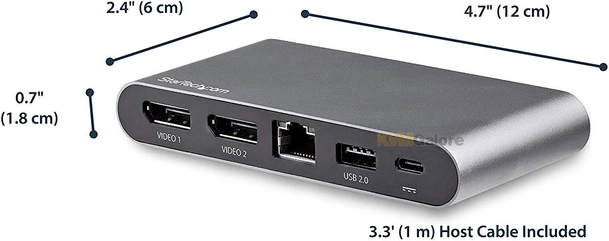 Dual-DisplayPort USB-C Docking Station For Windows - Image 5