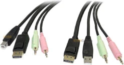 DP4N1USB6: Connect High-resolution DisplayPort Video, USB, And Audio