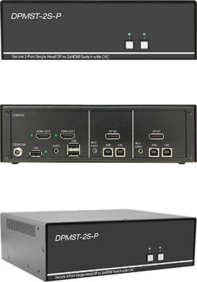 2-port, Secure (PPs 3.0) DisplayPort KVM Switch With MST, CAC And Audio Support - Image 5