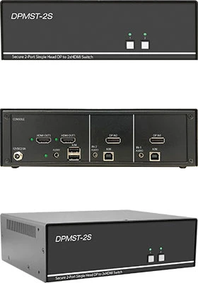 2-port, Secure (PPs 3.0) DisplayPort KVM Switch With MST And Audio Support - Image 5