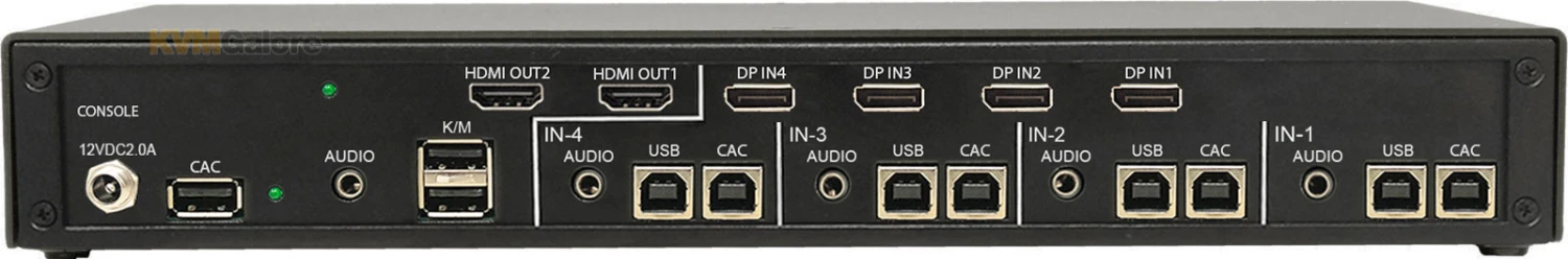 4-port, Secure (PPs 3.0) DisplayPort KVM Switch With MST, CAC And Audio Support - Image 2