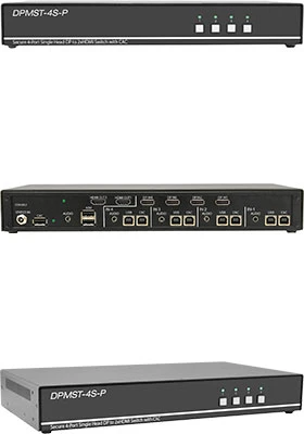 4-port, Secure (PPs 3.0) DisplayPort KVM Switch With MST, CAC And Audio Support - Image 5
