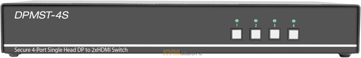 4-port, Secure (PPs 3.0) DisplayPort KVM Switch With MST And Audio Support - Image 4