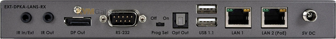 EXT-DPKA-LANS-RX: Extend And Distribute 4K DisplayPortâ„¢ W/ HDR, USB, RS-232, Infrared (IR) And 2-way Audio Over LAN - Image 6