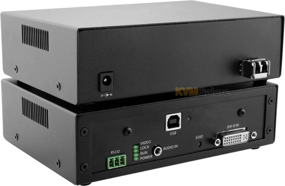 DVI-D Video, Audio, RS-232, and USB Keyboard/mouse extender Over Fiber-optics - Image 2