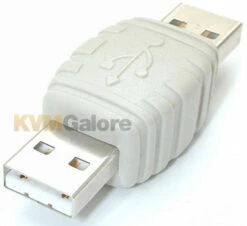 GCUSBAAMM: USB Type-A Gender Changer, Male/male