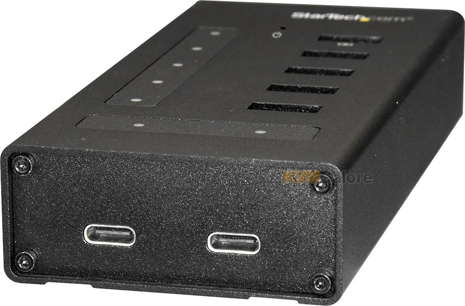 7-port, USB 3.2 Gen 1 (5Gbps) USB-C Rugged/mountable Hub W/ A Fast-charge Port