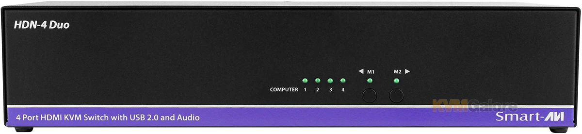 4-port, Dual-video 4K/30 HDMI KVM Switch - Image 3