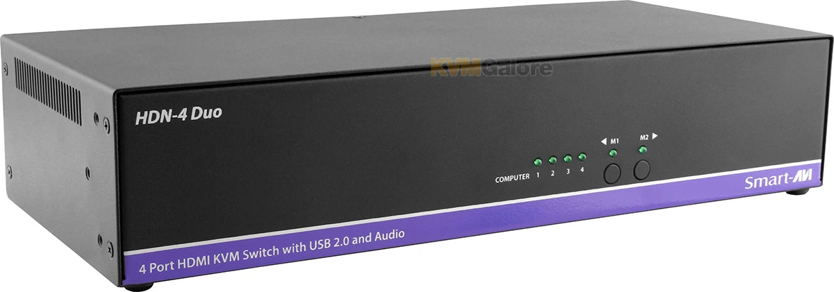 4-port, Dual-video 4K/30 HDMI KVM Switch - Image 4