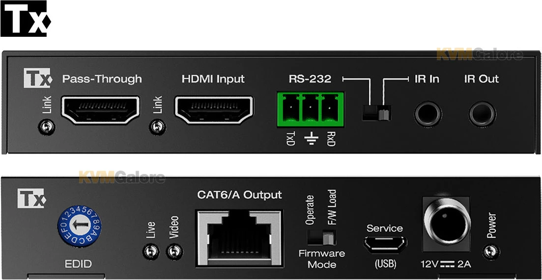 4K 18G HDMI Over 230 Feet (70 M) CAT-5e/6 Extender (transmitter/receiver Set) - Image 2