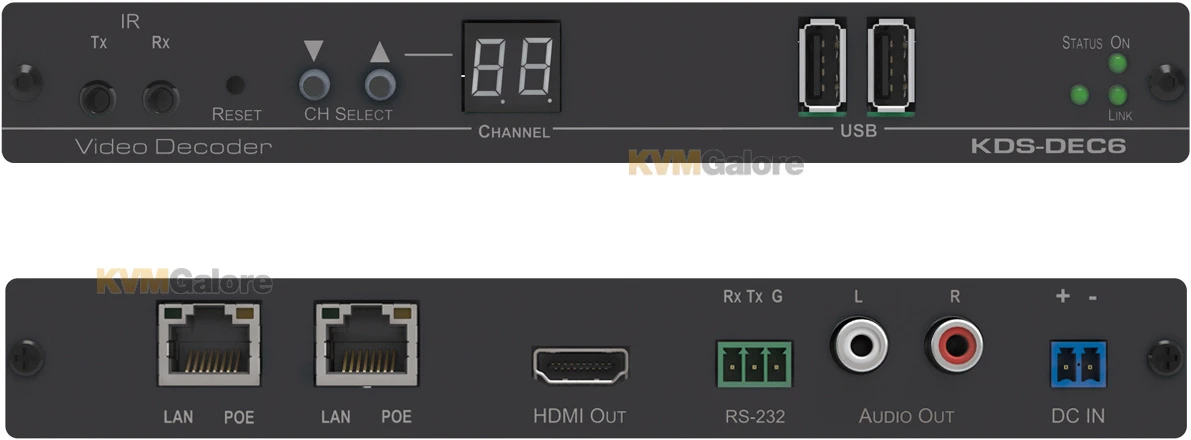 4K60 4:2:0 HDMI Audio/video Decoder Over IP - Image 3