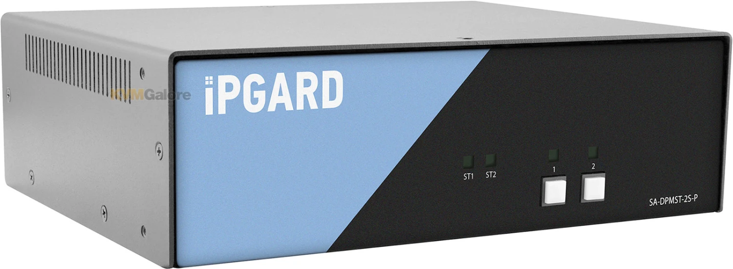 2-port, Secure (PPs 4.0) DisplayPort KVM Switch With MST, CAC And Audio Support