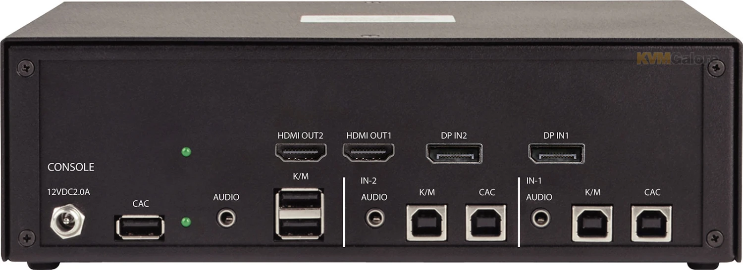 2-port, Secure (PPs 4.0) DisplayPort KVM Switch With MST, CAC And Audio Support - Image 2