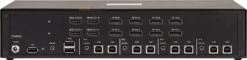 4-port, Secure (PPs 4.0) Dual-video DisplayPort KVM Switch With MST, CAC And Audio Support