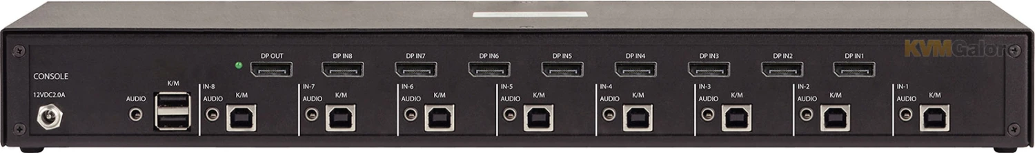 Secure 8-port, 4K DisplayPort KVM Switch