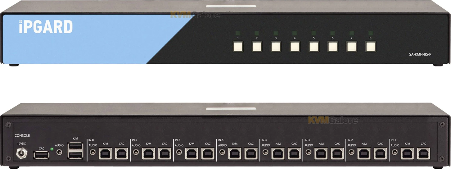 Secure (PPs 4.0) 8-port, USB Keyboard/mouse Switch