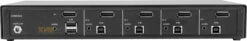 Secure 4-port, 4K DisplayPort KVM Switch