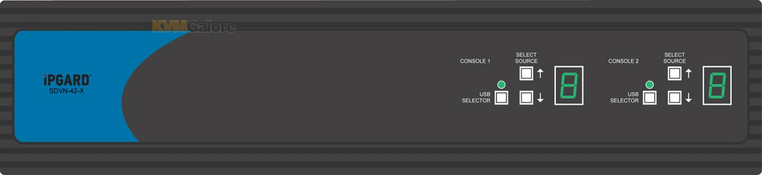 Secure 2-user, 4-port, 4K DVI-I KVM Switch - Image 3