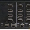 2-port, 4K60 Quad-DisplayPort KVM Switch - EDID Aux Emulation
