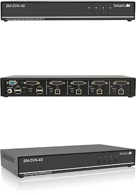 4-port DVI-I Dual-link KVM Switch - Image 4