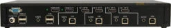 4-port MST DisplayPort KVM Switch With Dual 4K HDMI Out