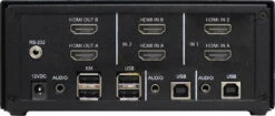 2-port, Dual-video 4K/60 HDMI KVM Switch