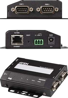 ATEN Two-port RS-232/422/485 Secure Device Server With PoE - Image 6