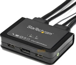 SV211DPUA4K: Control Two 4K 60Hz DisplayPort-USB PCs With A Single Monitor, Keyboard/mouse And Audio Peripheral Set
